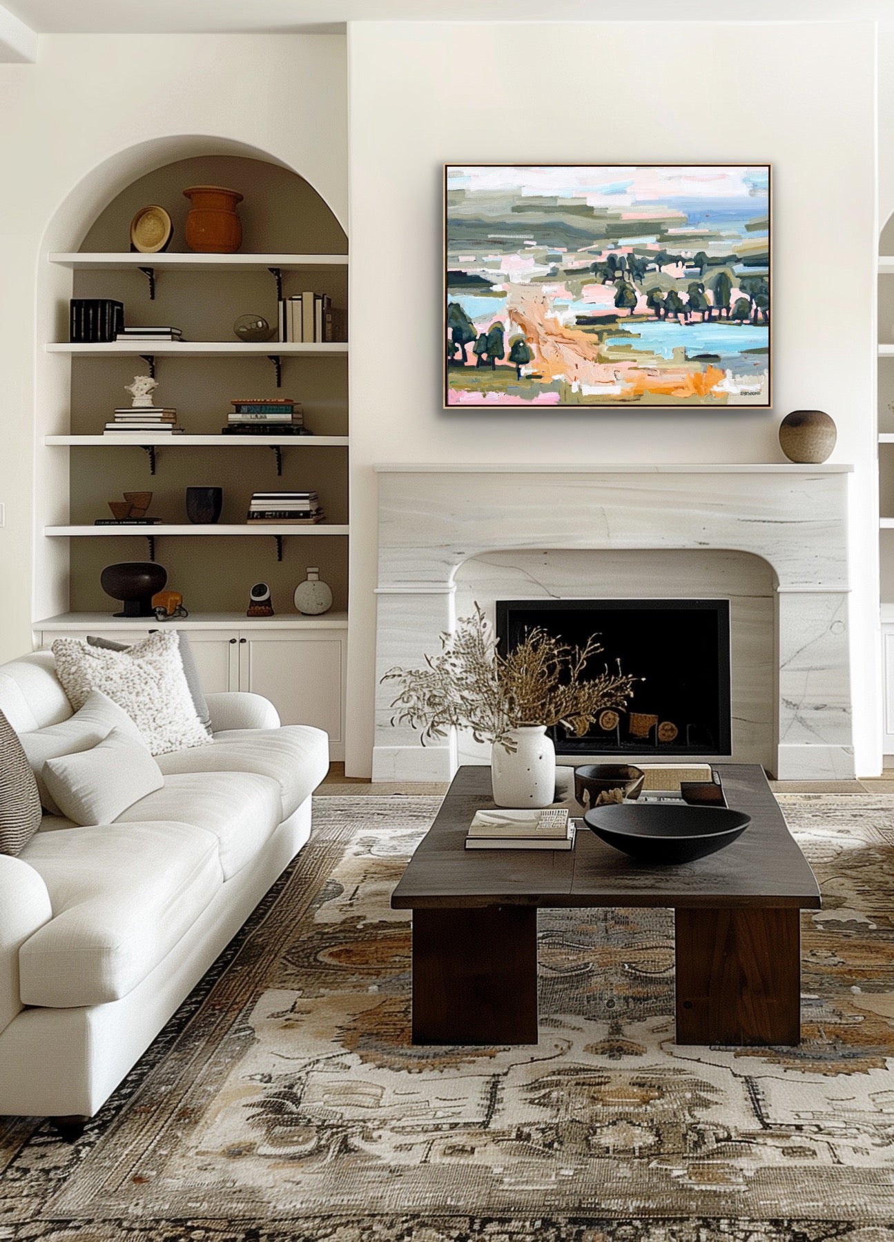 No Limit To Our Love 123x93cm FRAMED