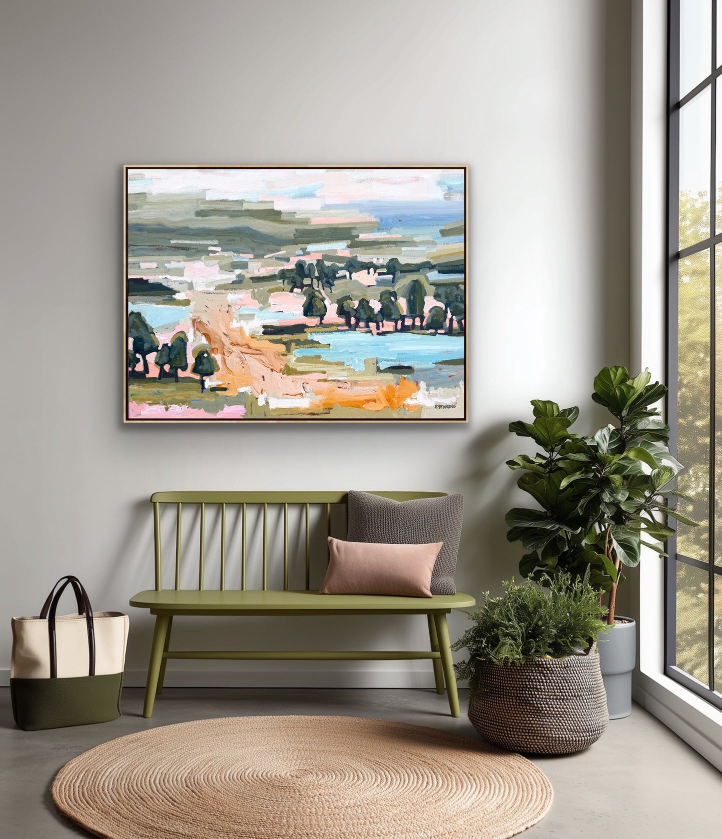 No Limit To Our Love 123x93cm FRAMED