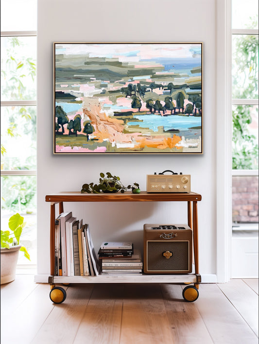 No Limit To Our Love 123x93cm FRAMED