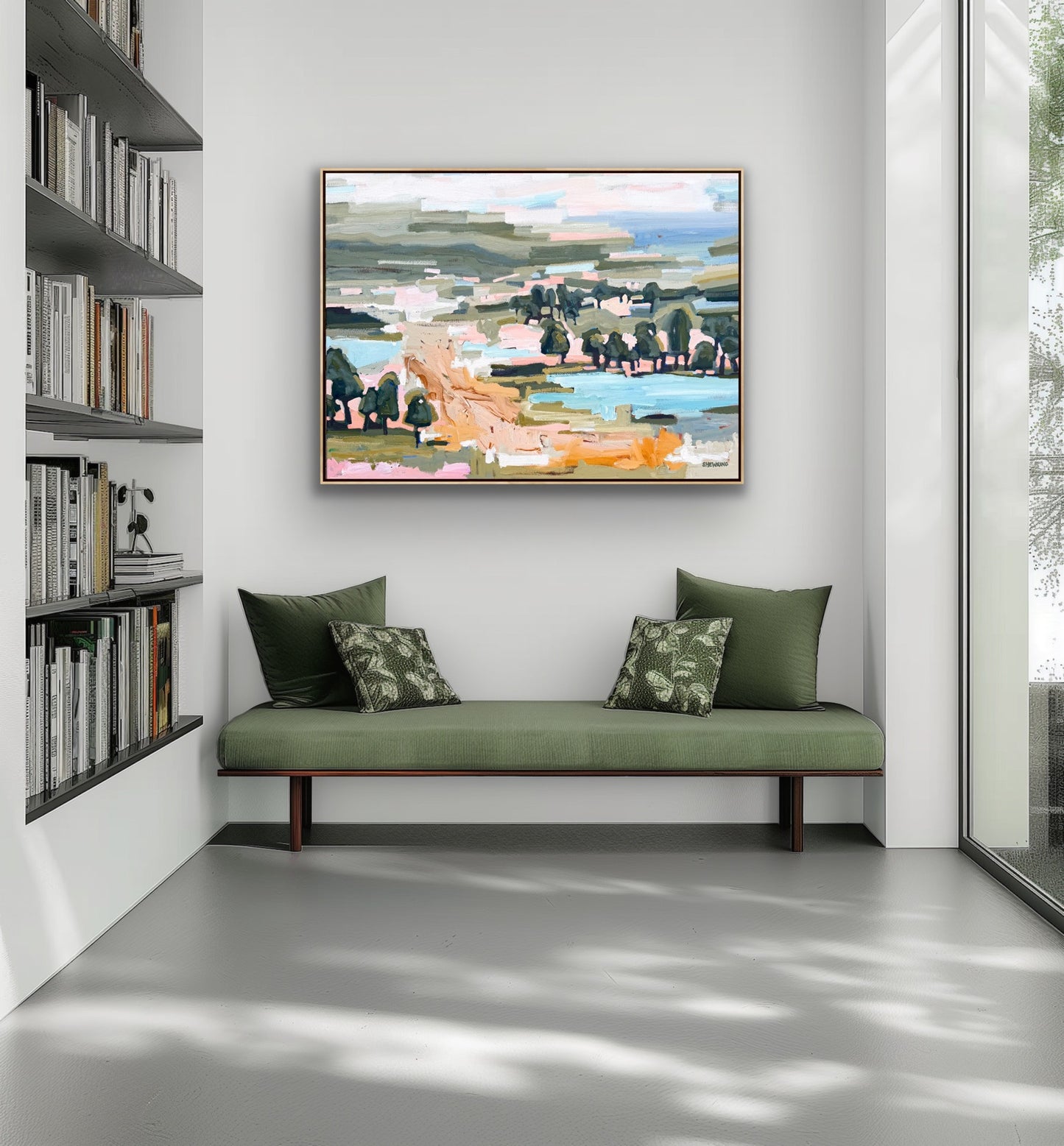 No Limit To Our Love 123x93cm FRAMED