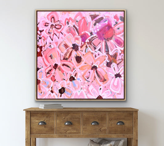 One True Love 110x110cm Framed SOLD