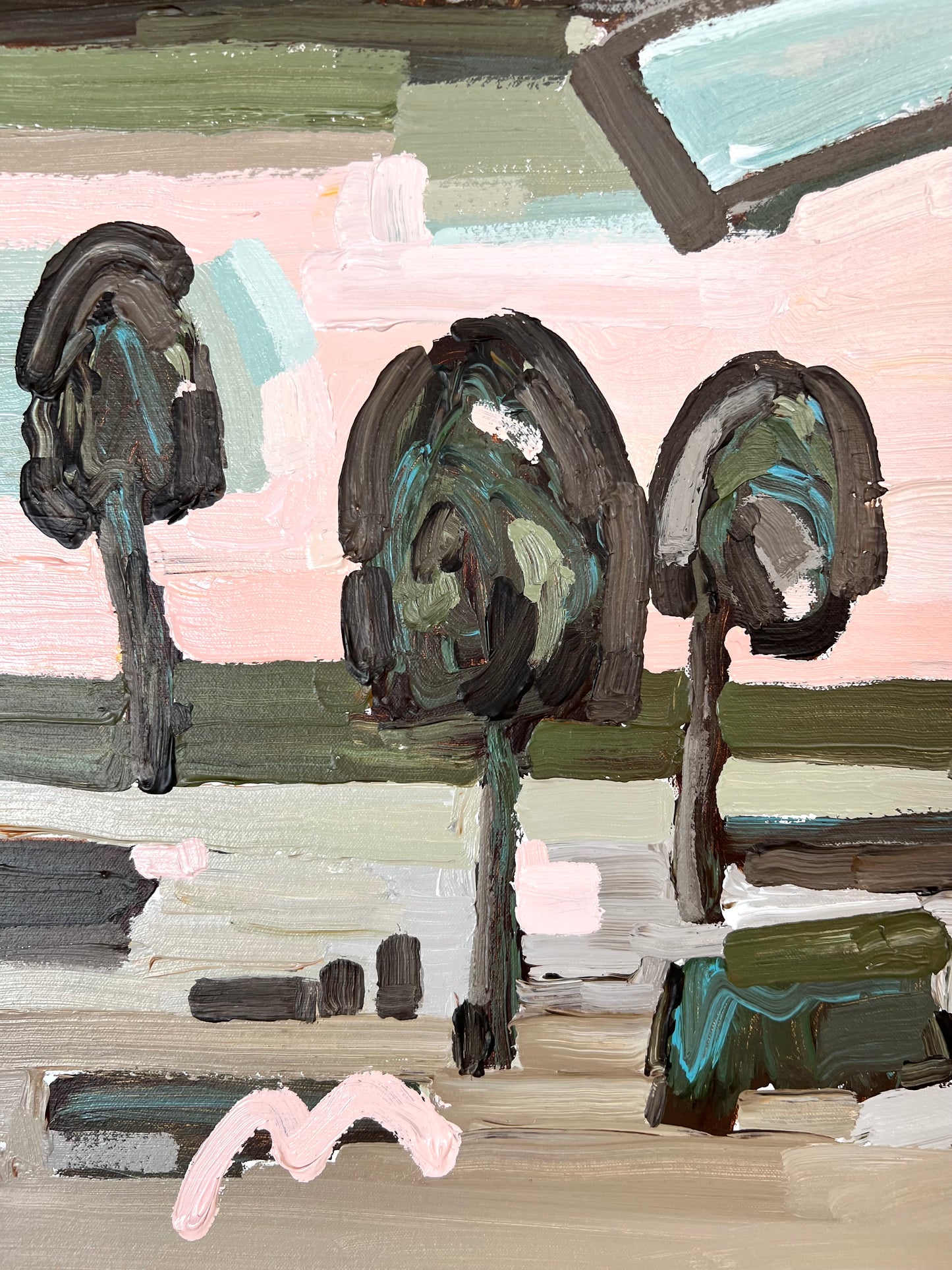 Our Great Southern Land 93x93cm FRAMED