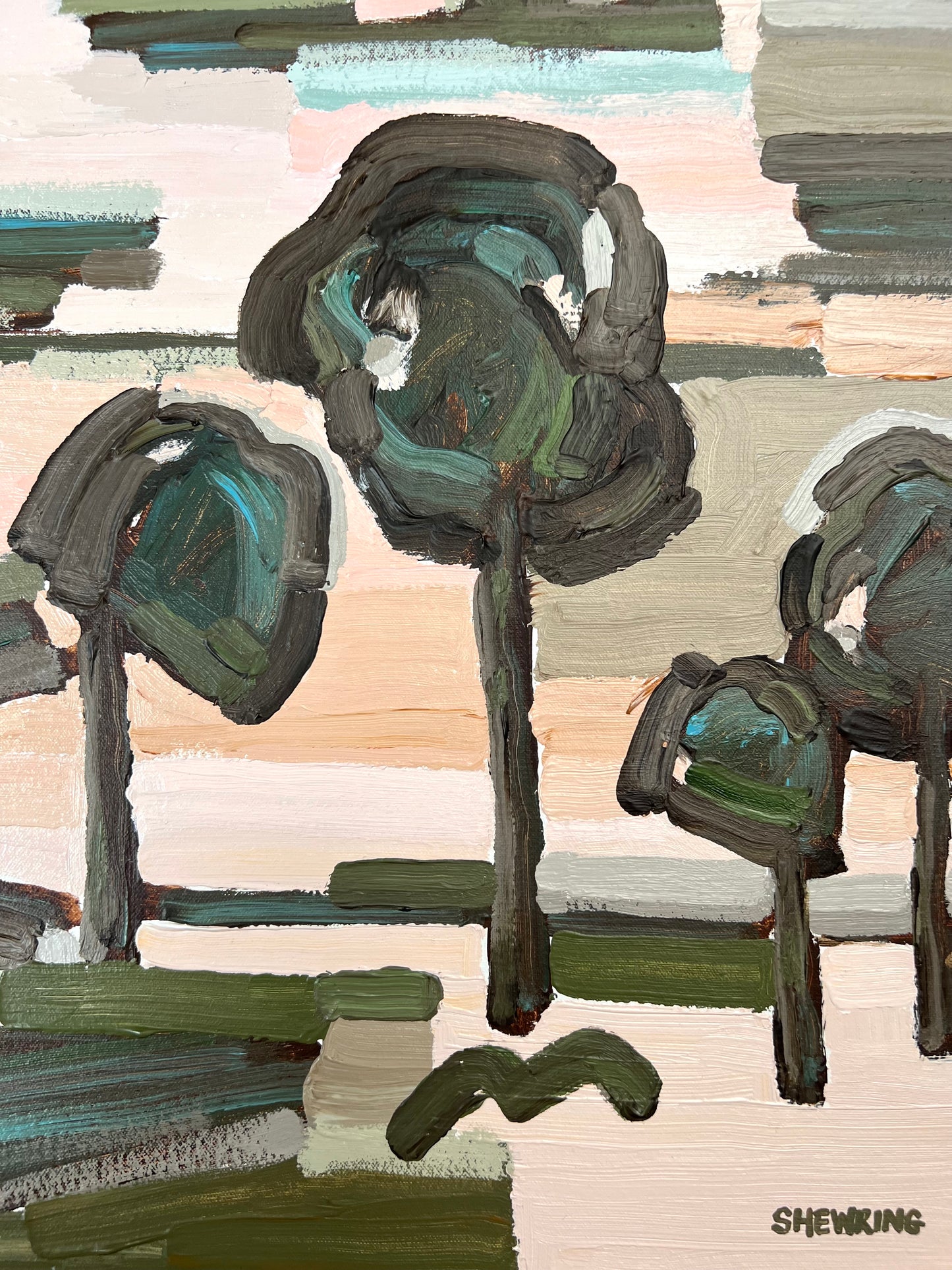 Our Great Southern Land 93x93cm FRAMED