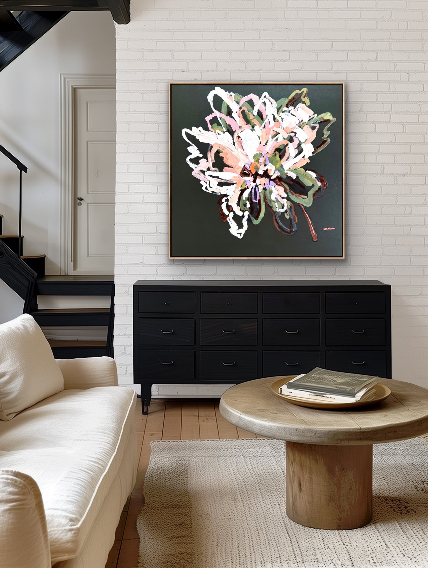 Our Pure Promise 103x103cm FRAMED SOLD