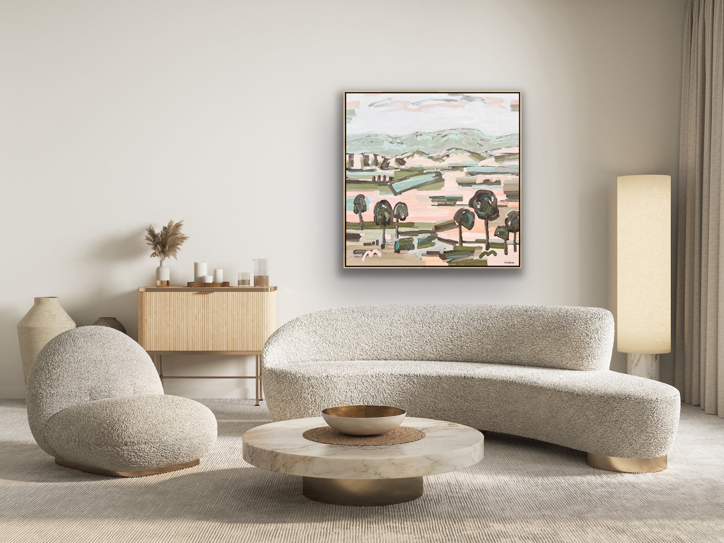 Our Great Southern Land 93x93cm FRAMED