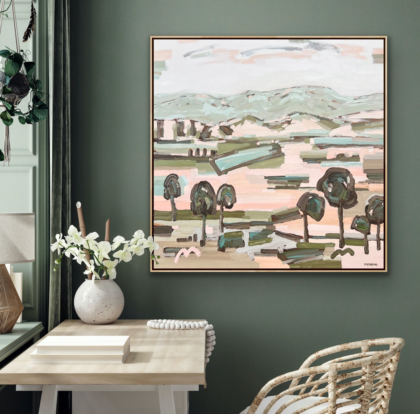 Our Great Southern Land 93x93cm FRAMED