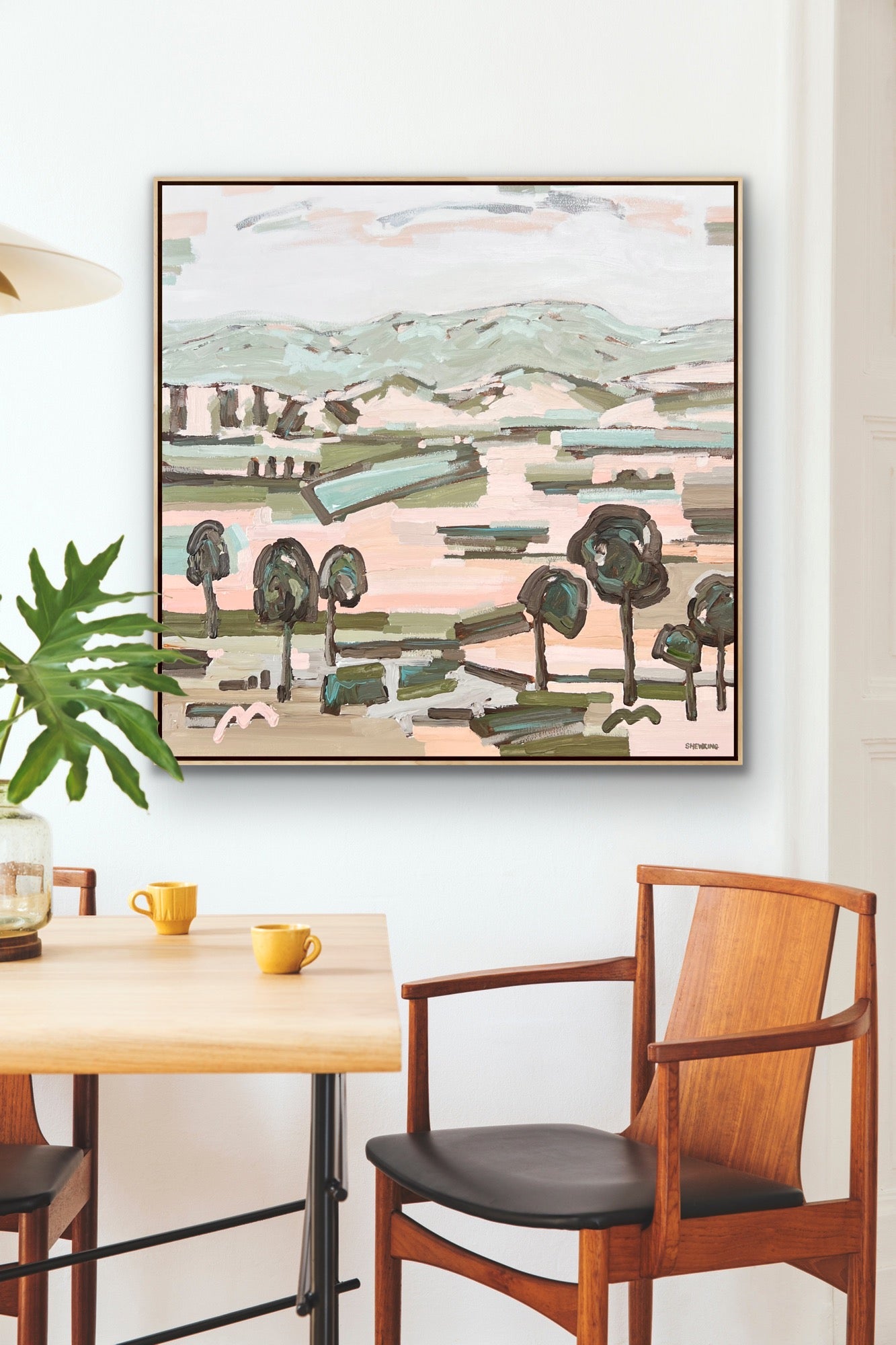 Our Great Southern Land 93x93cm FRAMED