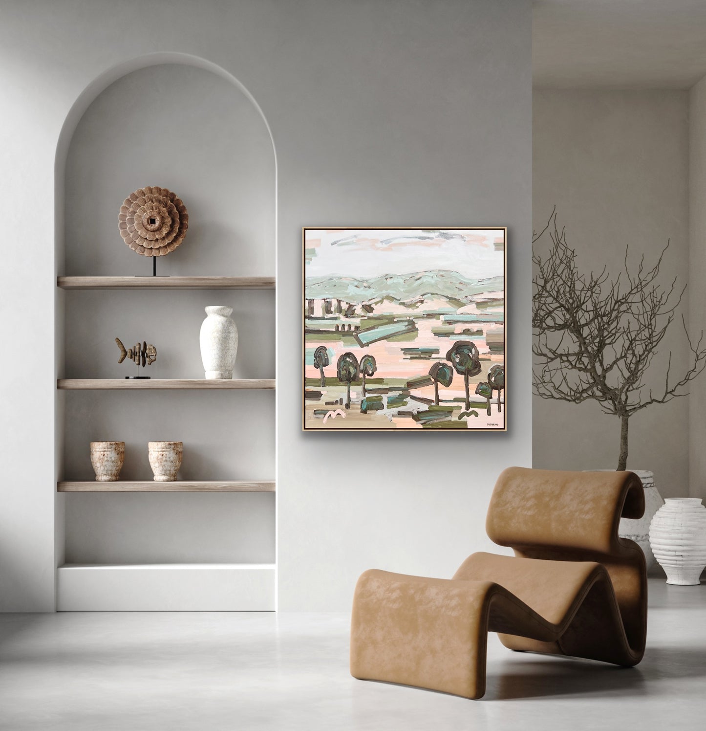 Our Great Southern Land 93x93cm FRAMED