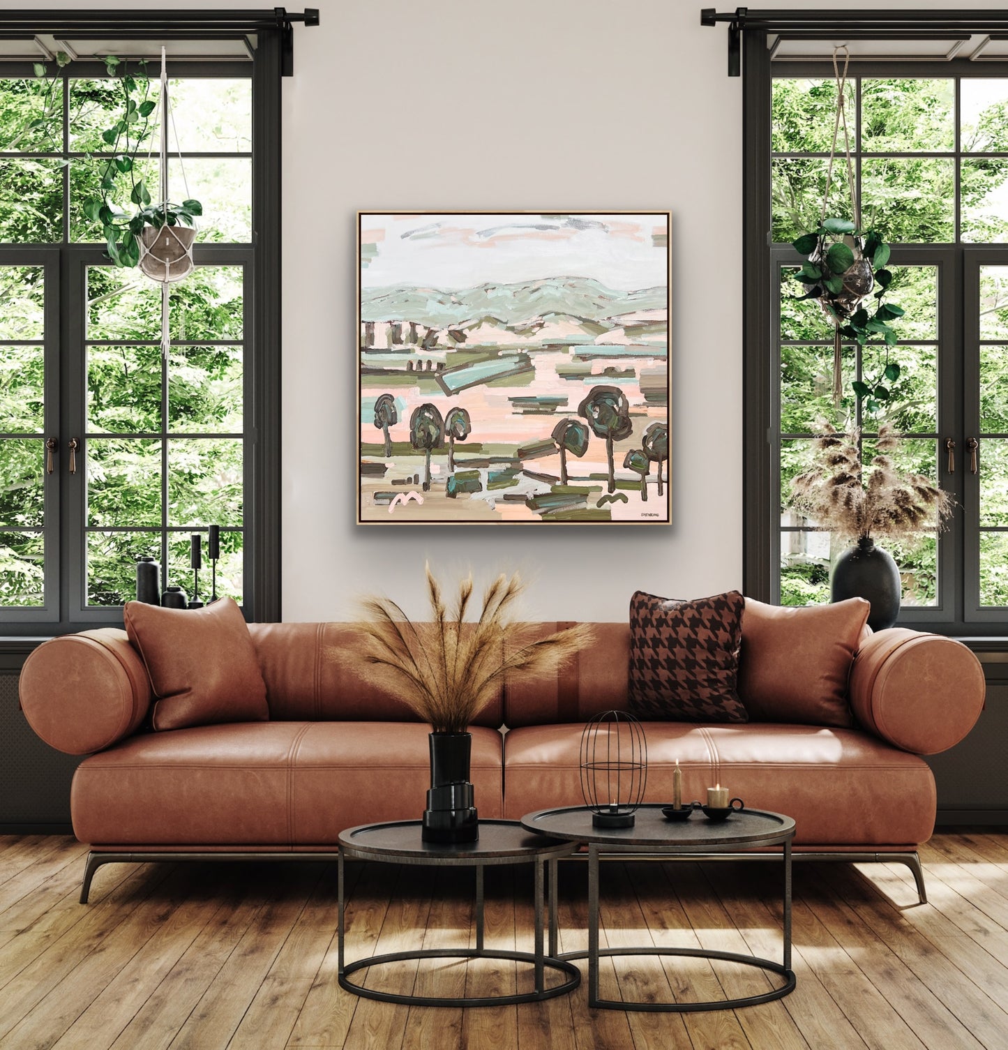 Our Great Southern Land 93x93cm FRAMED