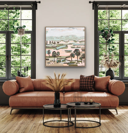 Our Great Southern Land 93x93cm FRAMED