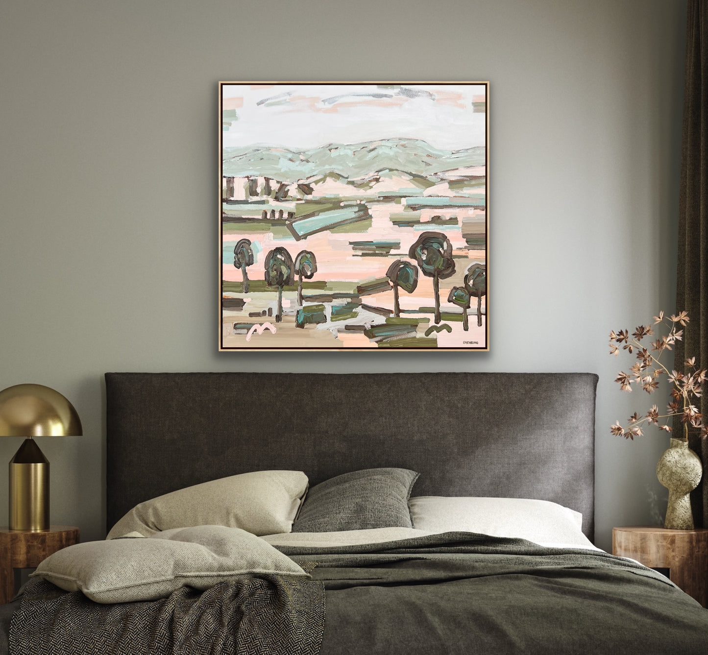 Our Great Southern Land 93x93cm FRAMED