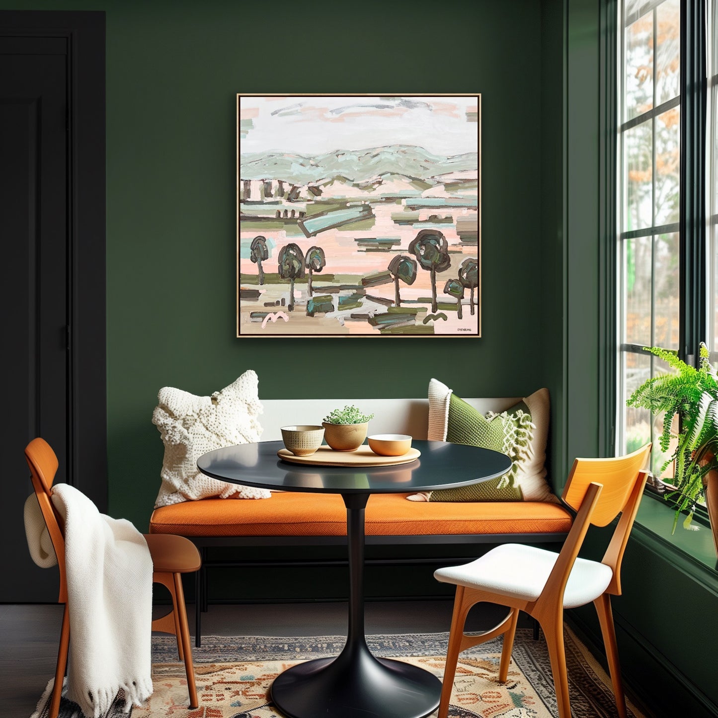 Our Great Southern Land 93x93cm FRAMED