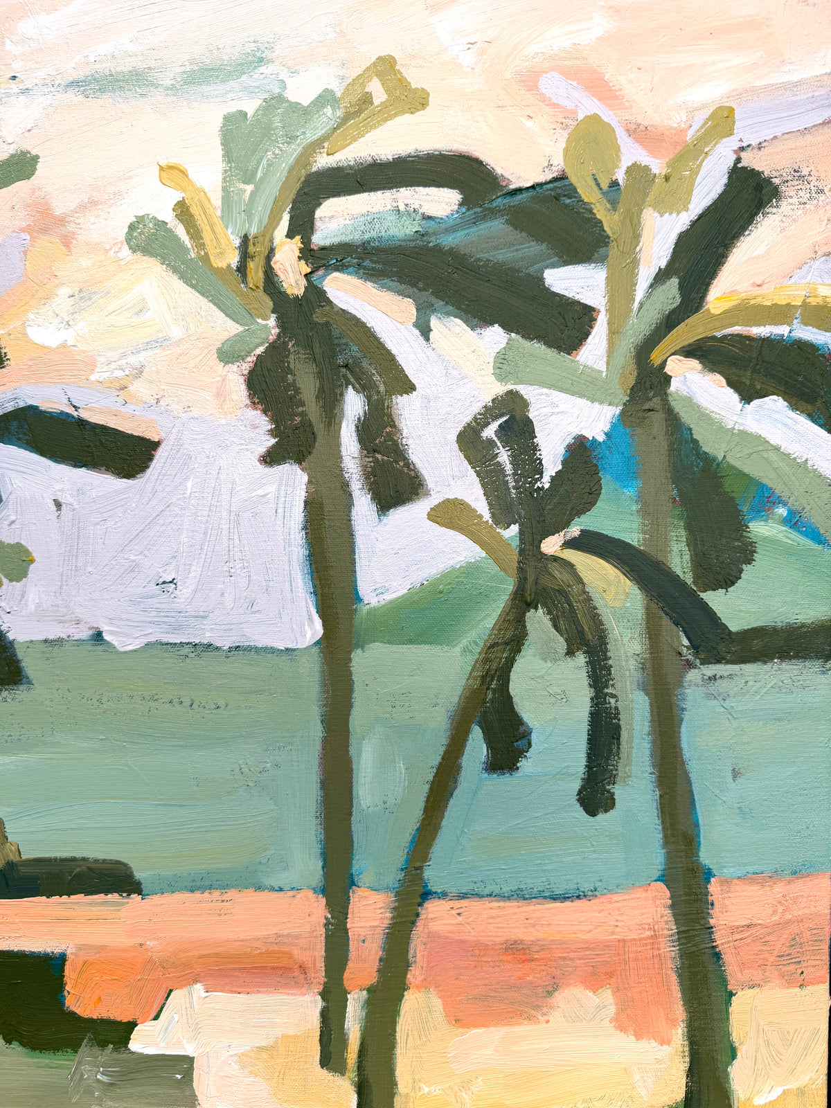 Palm Beach 63 x 53 cm FRAMED