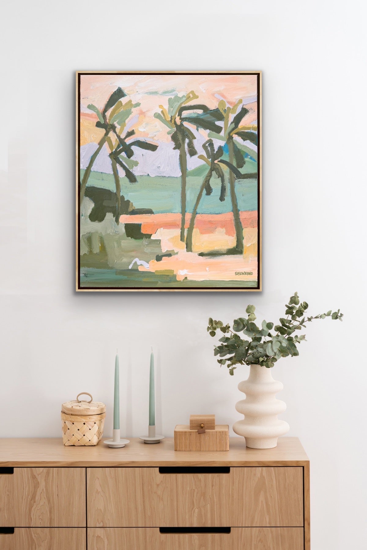 Palm Beach 63 x 53 cm FRAMED