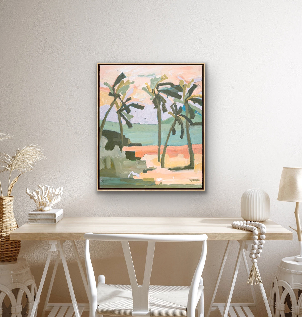 Palm Beach 63 x 53 cm FRAMED