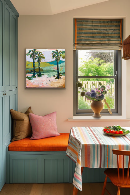 Palm Beach Sun 43 x 43 cm FRAMED ***Exclusively available at Mynt Gallery in Canterbury VIC***