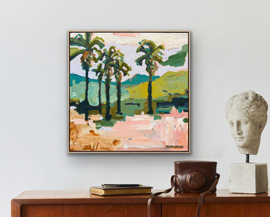 Palm Cove 43 x 43 cm FRAMED ***Exclusively available at Mynt Gallery in Canterbury VIC***