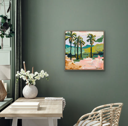 Palm Cove 43 x 43 cm FRAMED ***Exclusively available at Mynt Gallery in Canterbury VIC***