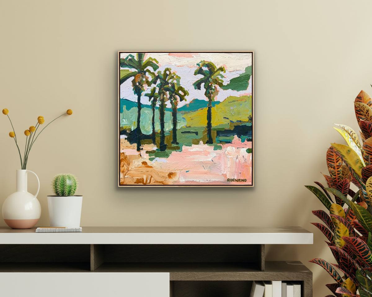 Palm Cove 43 x 43 cm FRAMED ***Exclusively available at Mynt Gallery in Canterbury VIC***