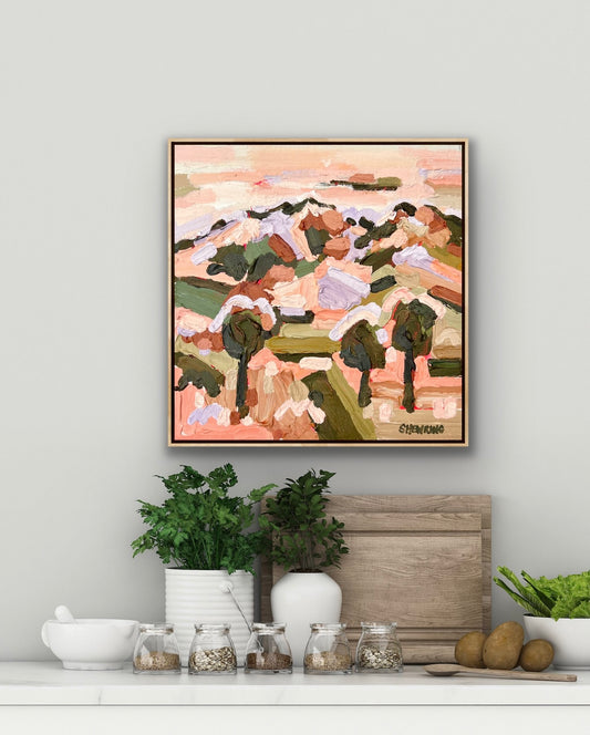 Rise And Shine 28x28cm FRAMED SOLD