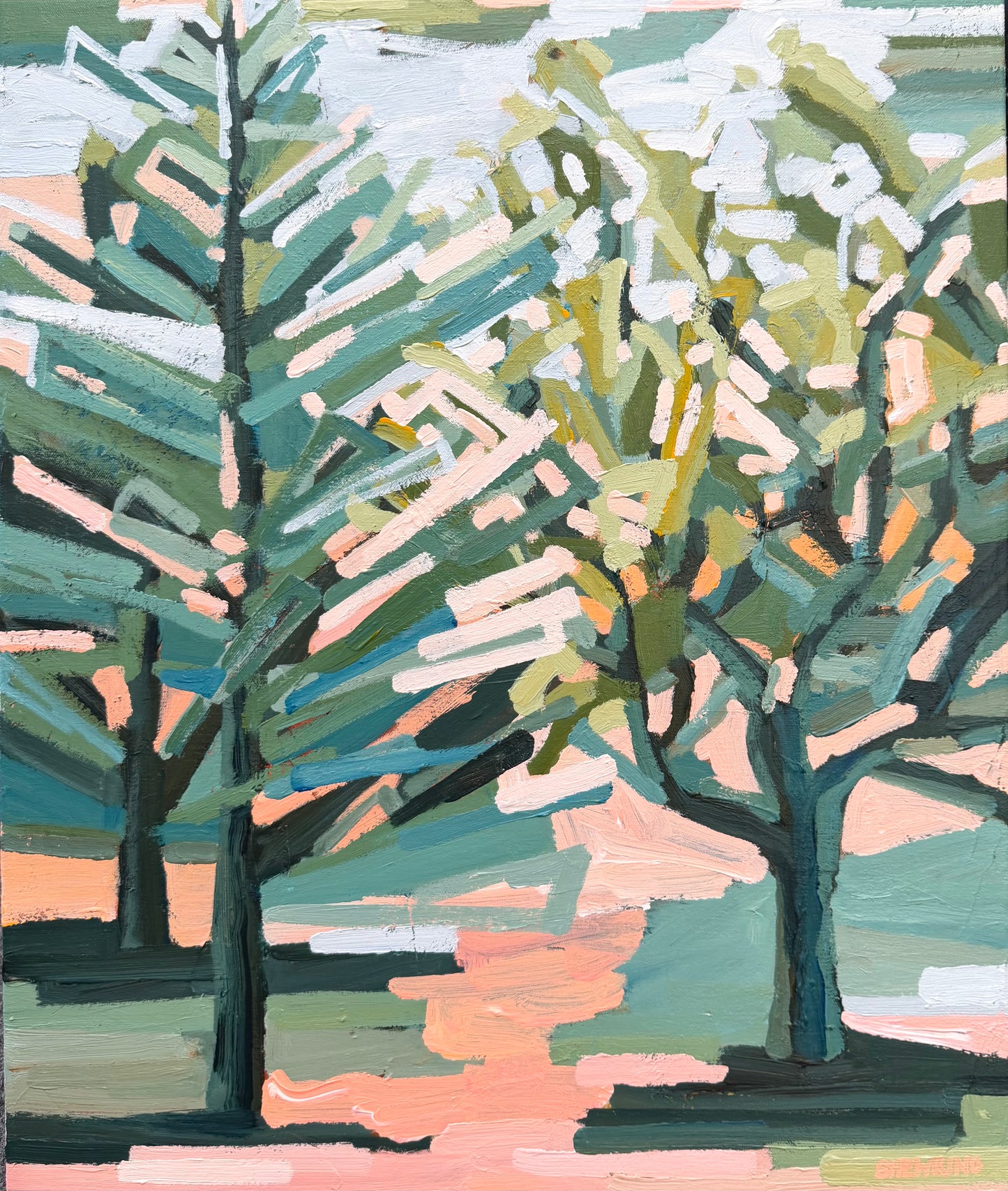Seasons Of Love 64x54cm FRAMED
