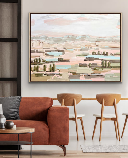 Sienna Sky 123x93cm FRAMED SOLD
