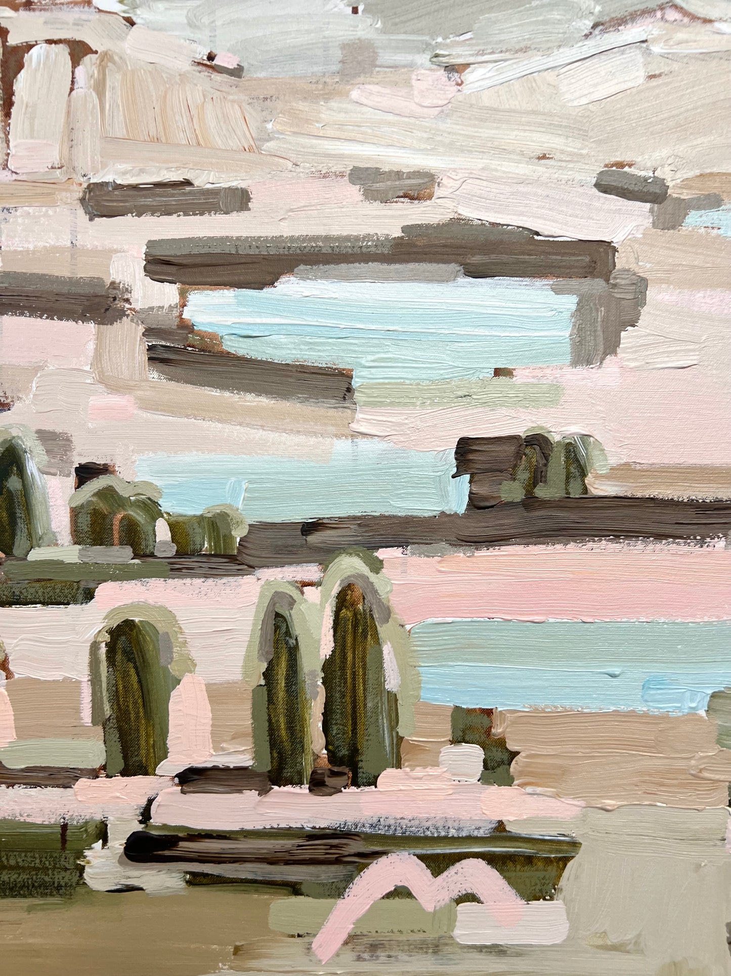 Sienna Sky 123x93cm FRAMED SOLD