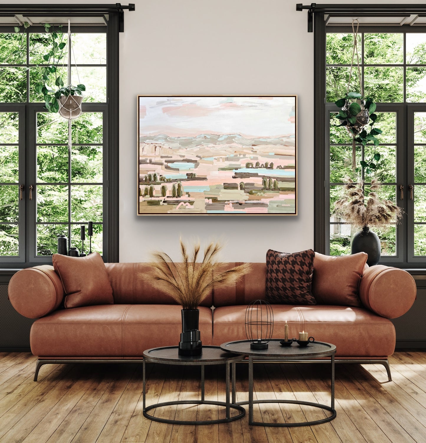 Sienna Sky 123x93cm FRAMED SOLD