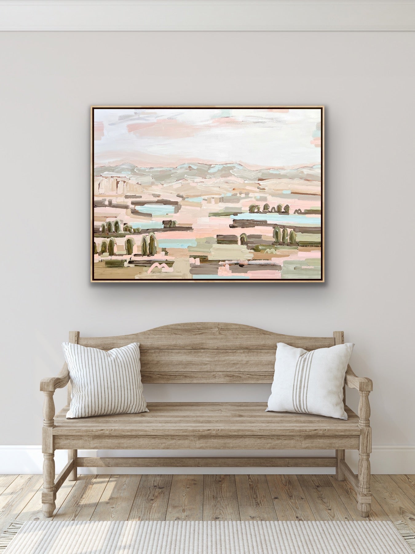 Sienna Sky 123x93cm FRAMED SOLD
