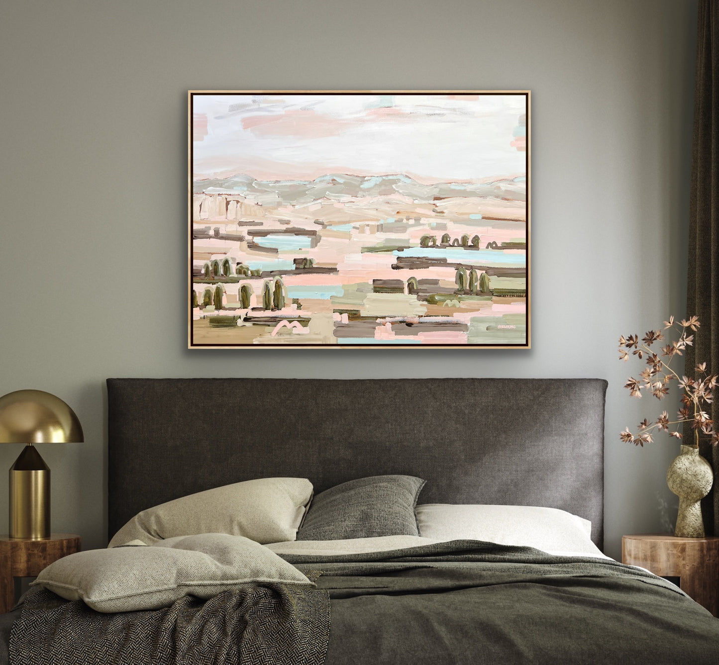 Sienna Sky 123x93cm FRAMED SOLD