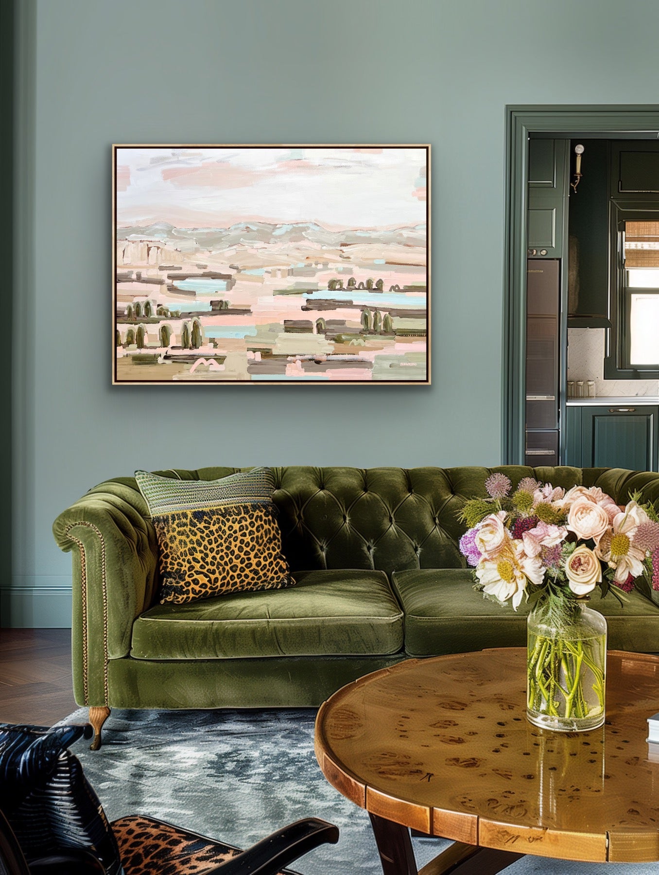 Sienna Sky 123x93cm FRAMED SOLD