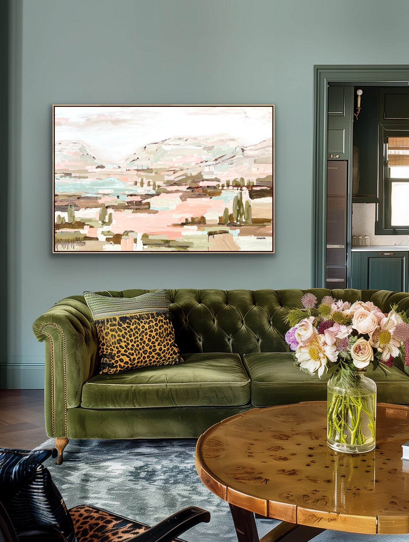 Summer In The Sunshine 153x103cm FRAMED
