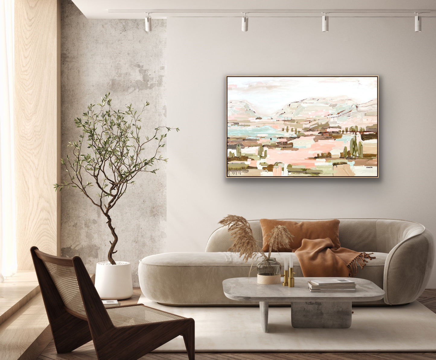 Summer In The Sunshine 153x103cm FRAMED