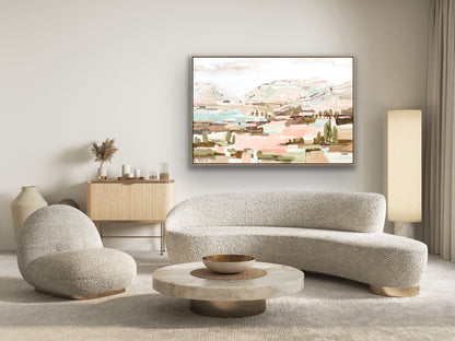 Summer In The Sunshine 153x103cm FRAMED