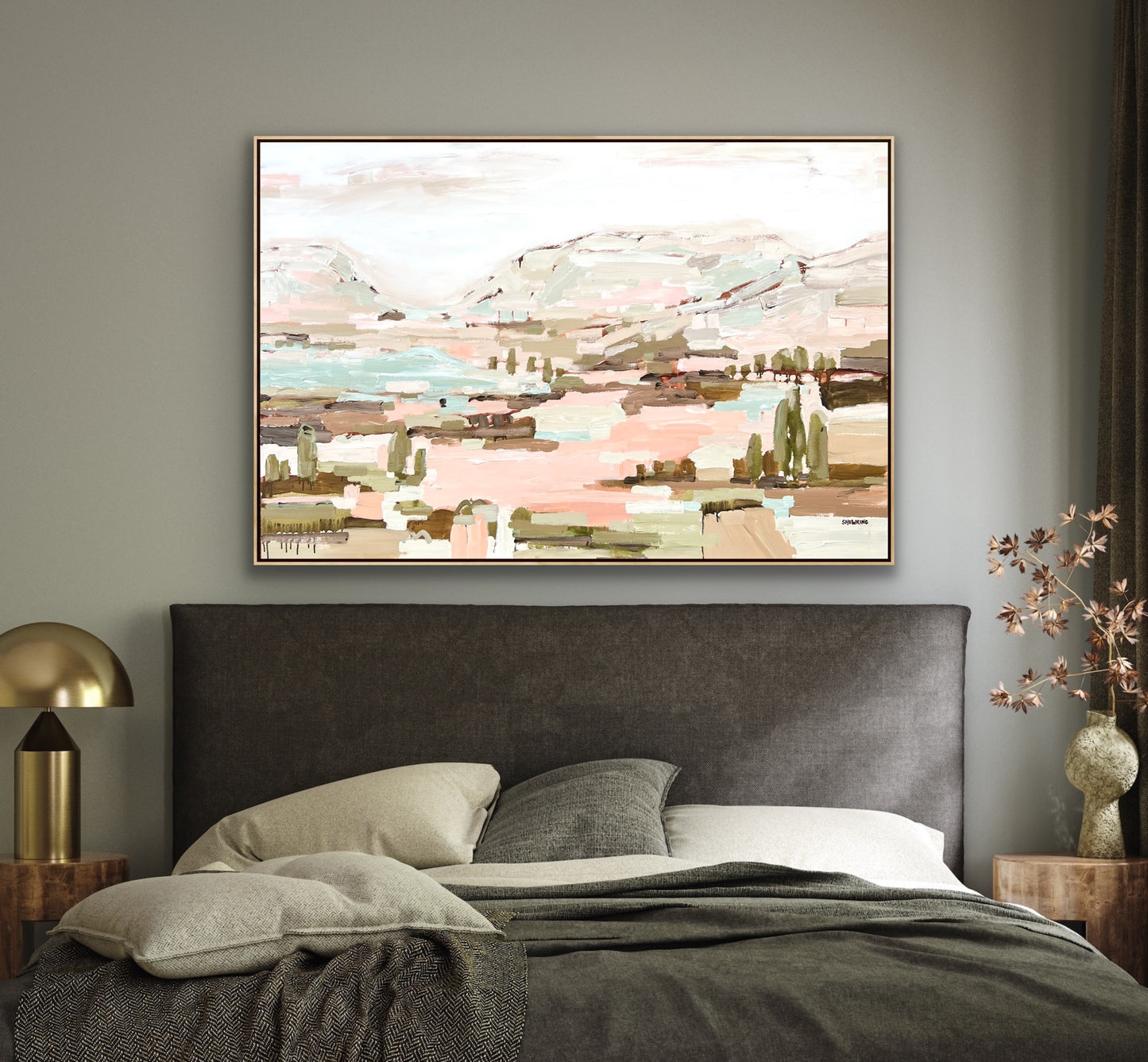 Summer In The Sunshine 153x103cm FRAMED