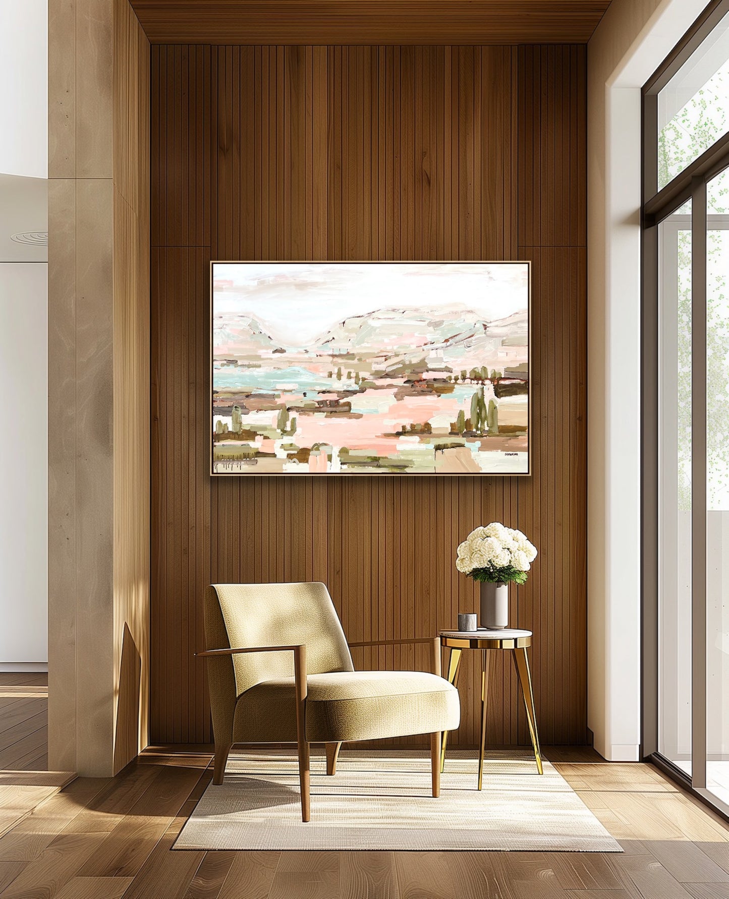 Summer In The Sunshine 153x103cm FRAMED