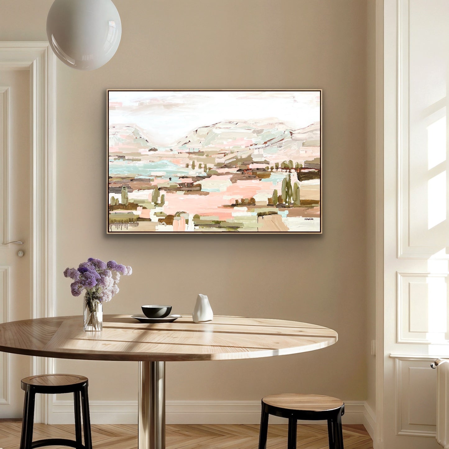 Summer In The Sunshine 153x103cm FRAMED
