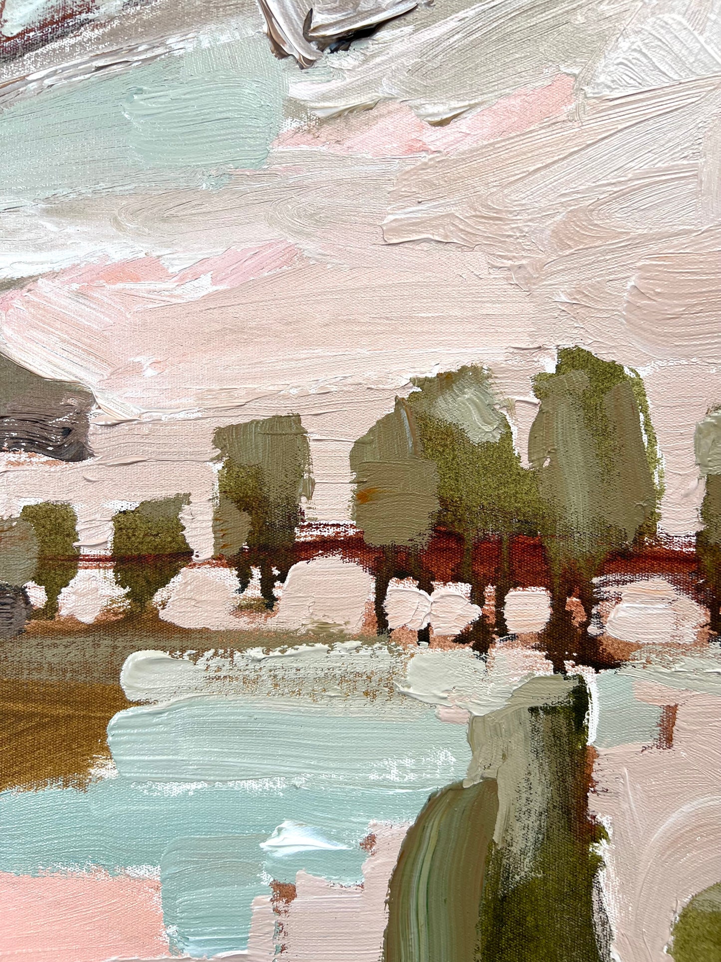 Summer In The Sunshine 153x103cm FRAMED