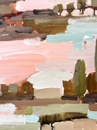 Summer In The Sunshine 153x103cm FRAMED