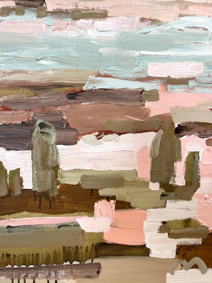 Summer In The Sunshine 153x103cm FRAMED