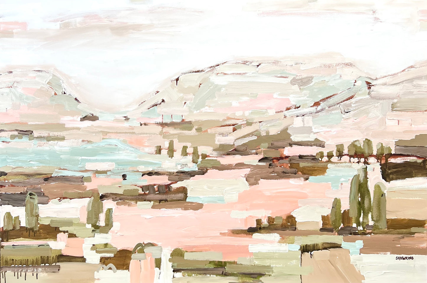 Summer In The Sunshine 153x103cm FRAMED