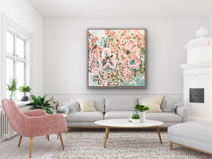 Summer Sundays 103 x 103 cm Framed SOLD
