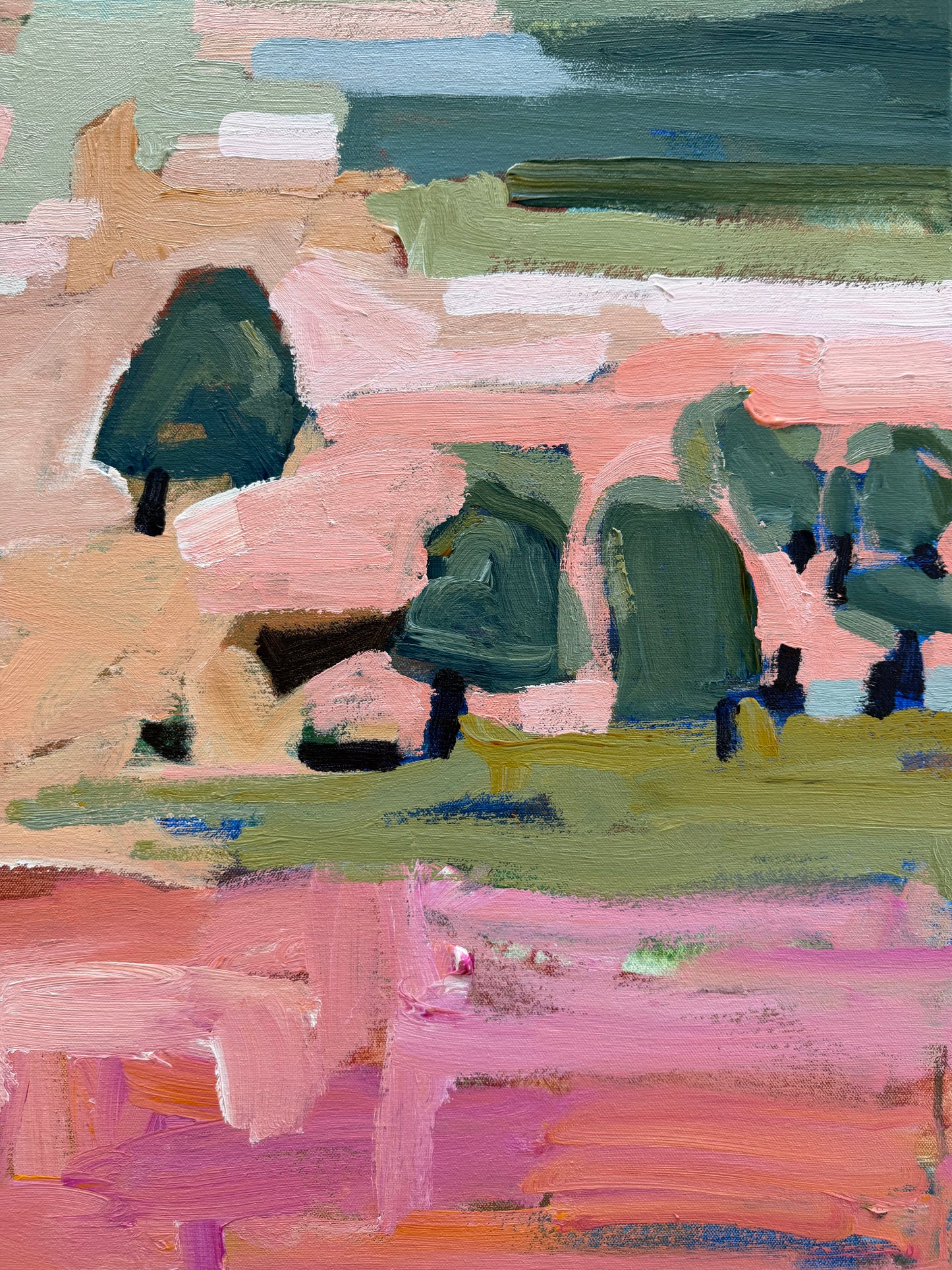 Summertime With You 103x103cm FRAMED