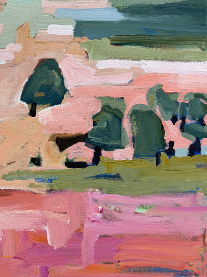Summertime With You 103x103cm FRAMED