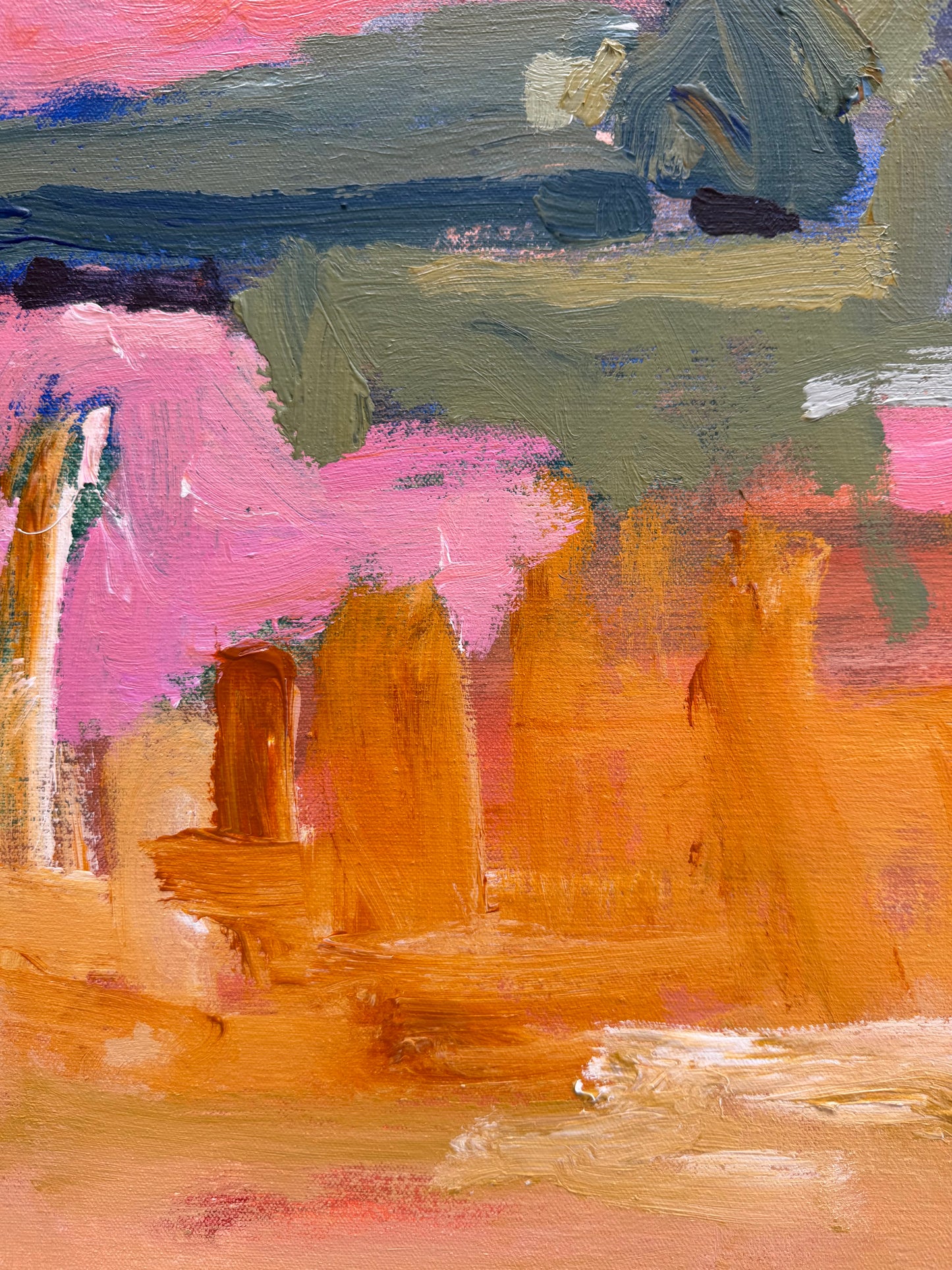 Summertime With You 103x103cm FRAMED