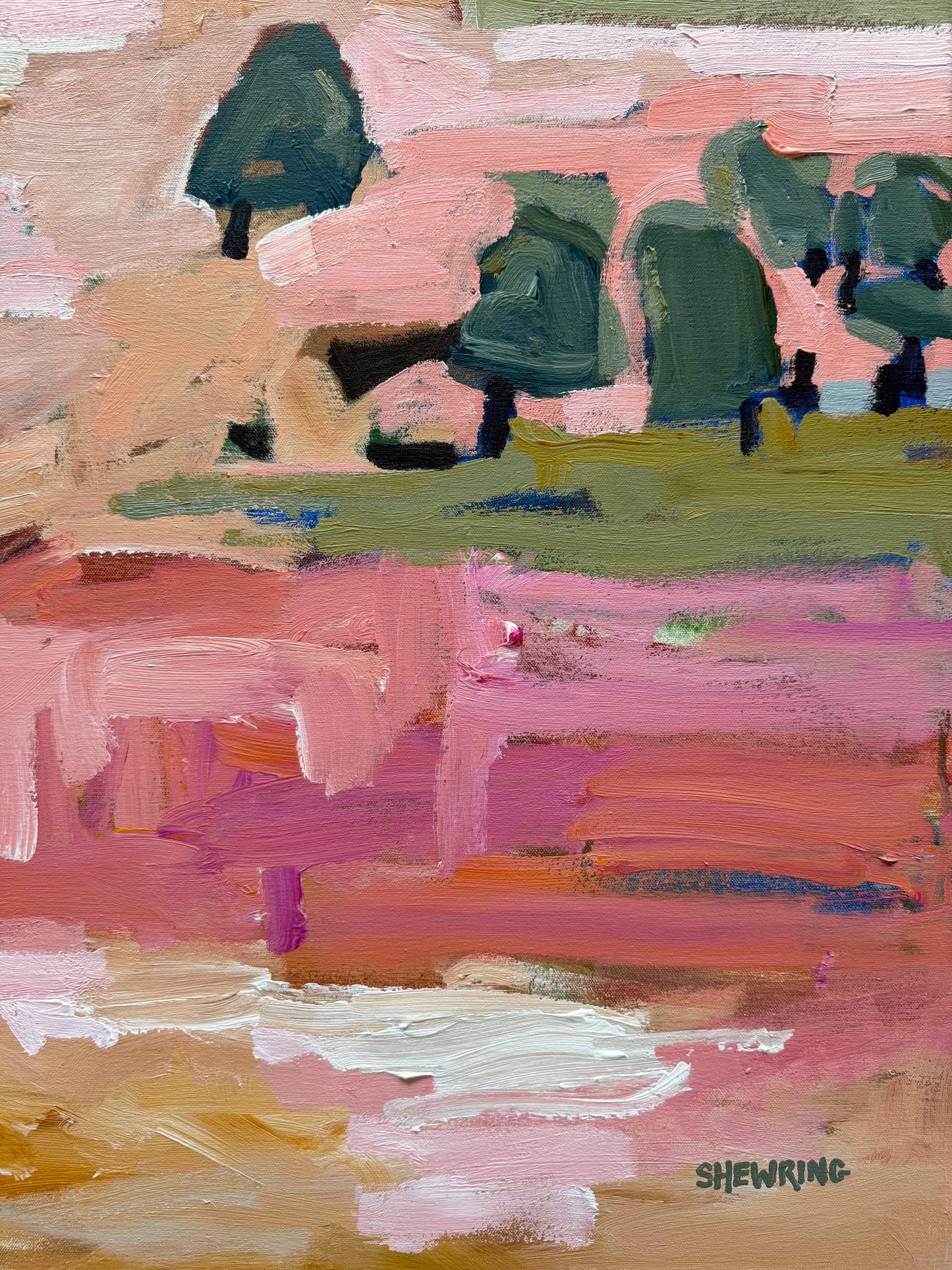Summertime With You 103x103cm FRAMED