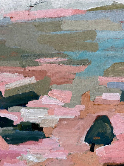 Summertime With You 103x103cm FRAMED