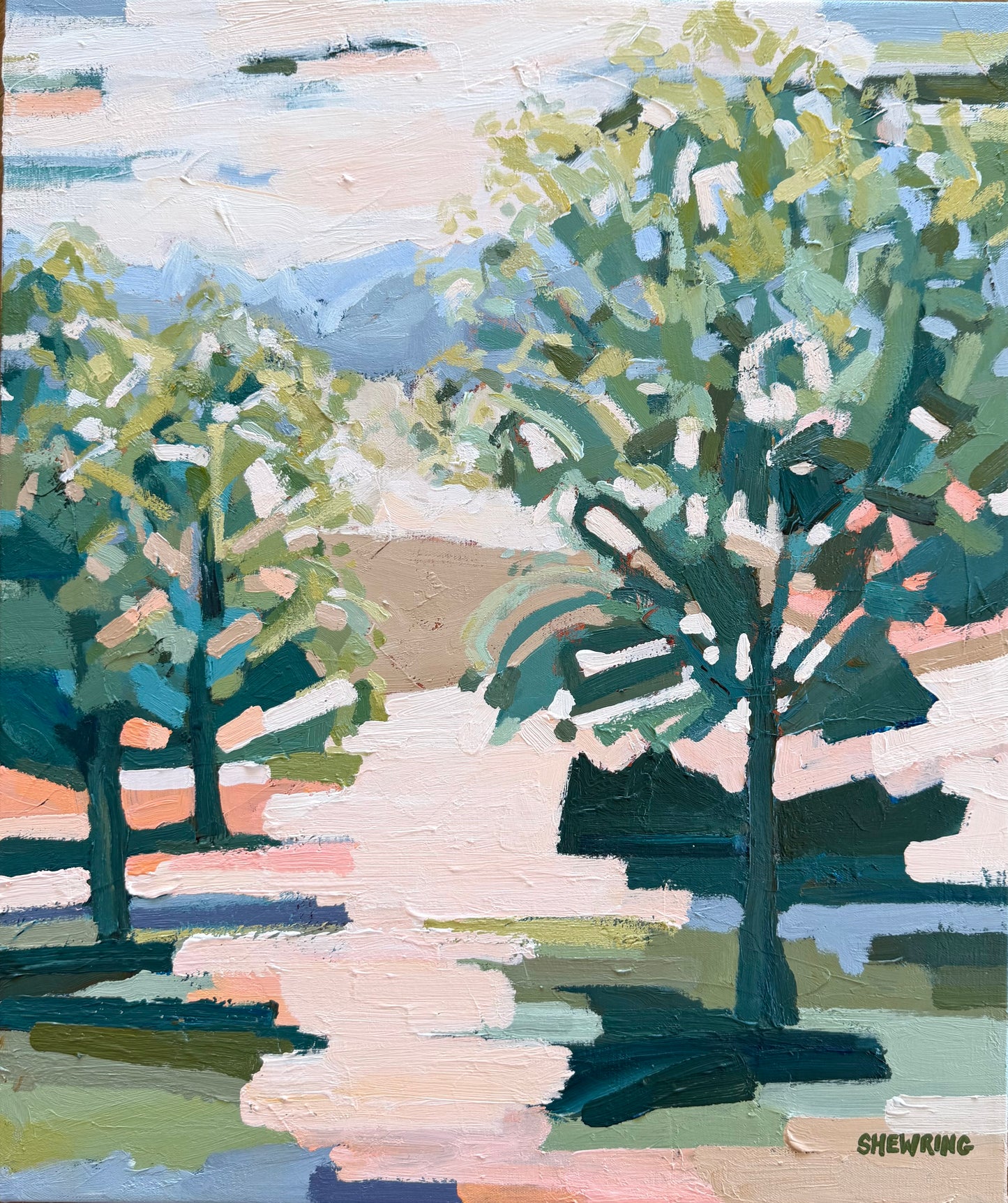 Sunbeams 64x54cm FRAMED **exclusively available at Martine Gallery - link inside here**