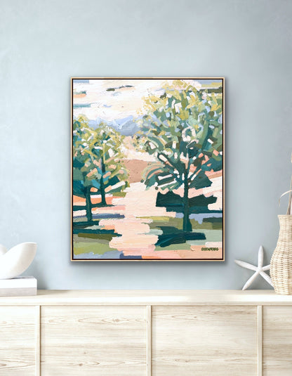 Sunbeams 64x54cm FRAMED **exclusively available at Martine Gallery - link inside here**