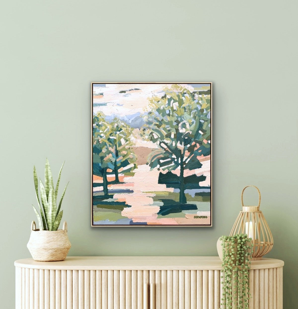 Sunbeams 64x54cm FRAMED **exclusively available at Martine Gallery - link inside here**